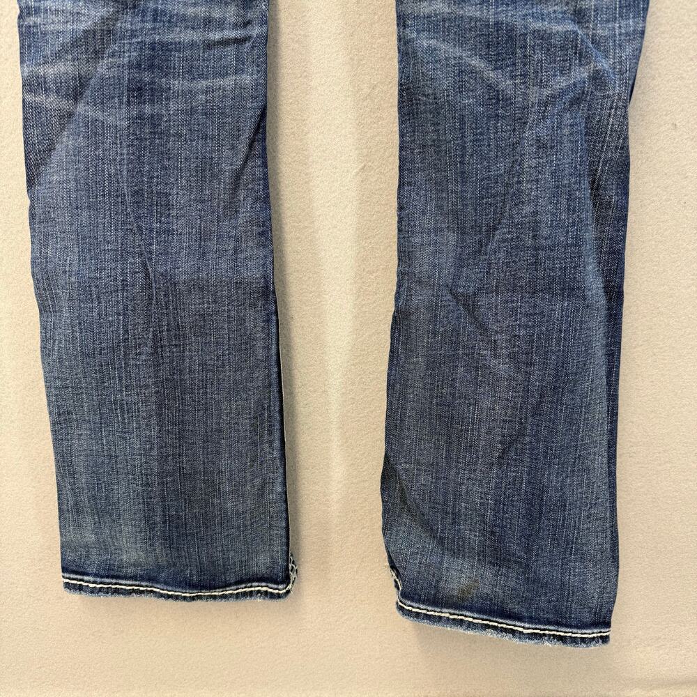 Rock Revival Jeans Women's 27 (4) Blue Celinda Mid-Rise Boot Embellished EUC - Picture 7 of 16